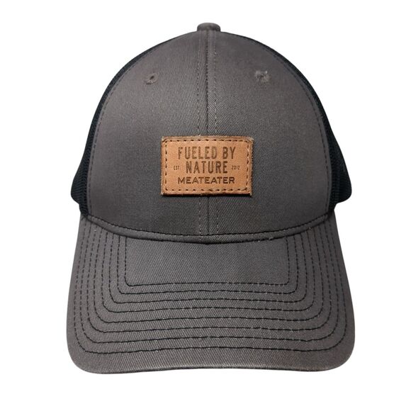 Fueled By Nature MeatEater Snapback Mesh Back Trucker Hat Gray One Size - Picture 1 of 9
